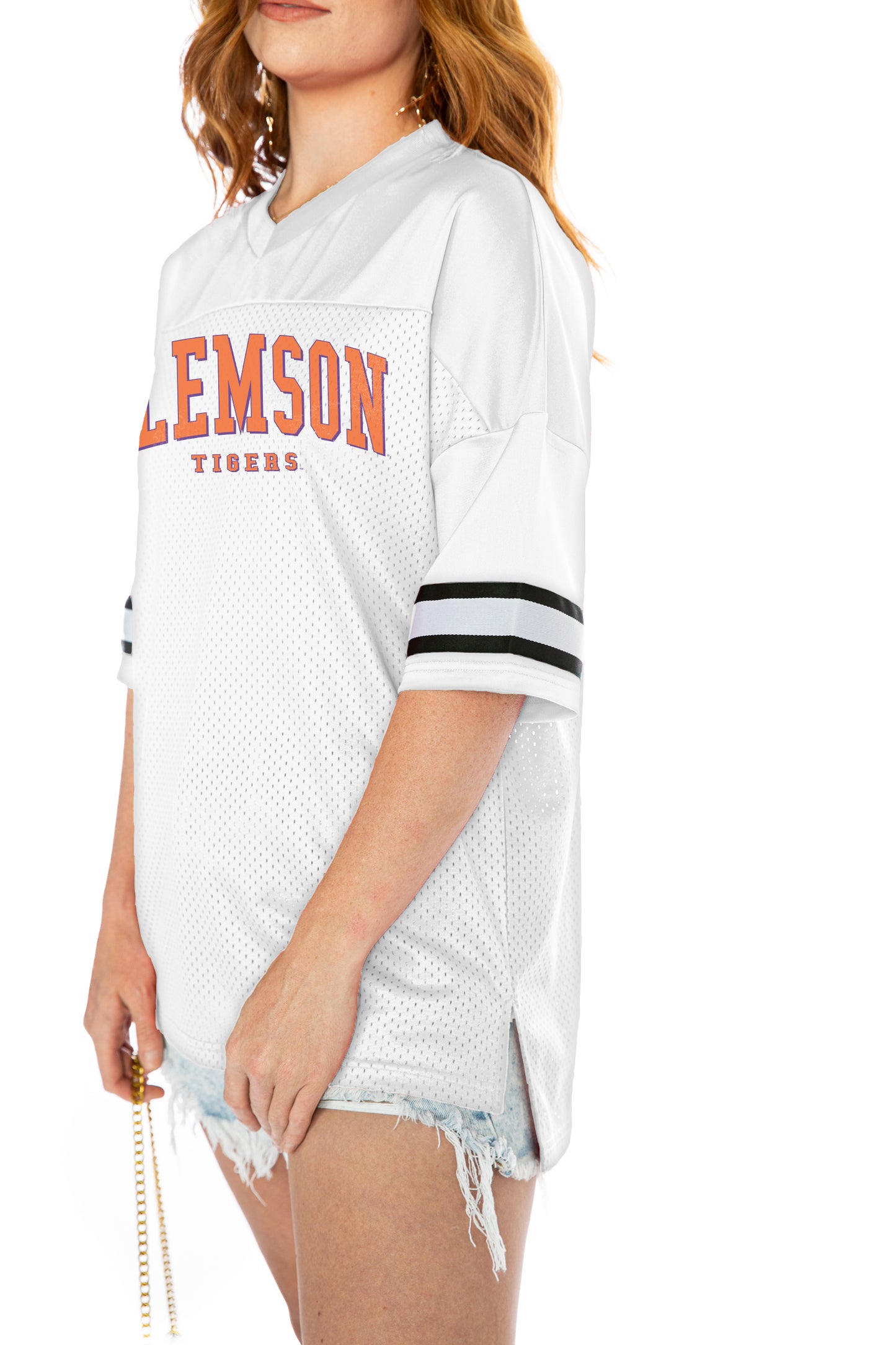 CLEMSON TIGERS OPTION PLAY ICONIC OVERSIZED FASHION JERSEY
