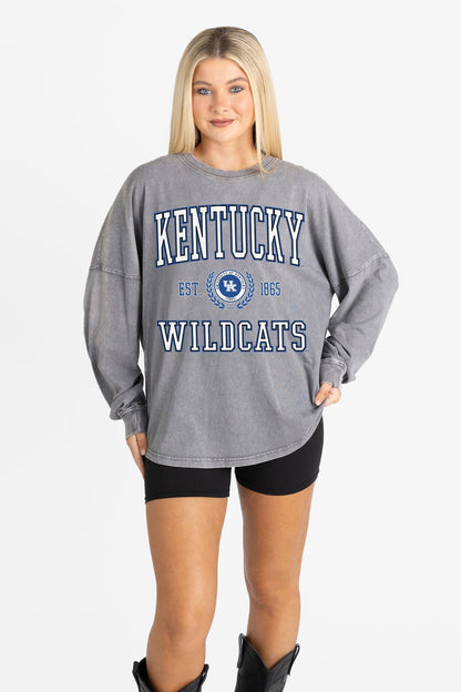 KENTUCKY WILDCATS FINAL SCORE FADED WASH PULLOVER