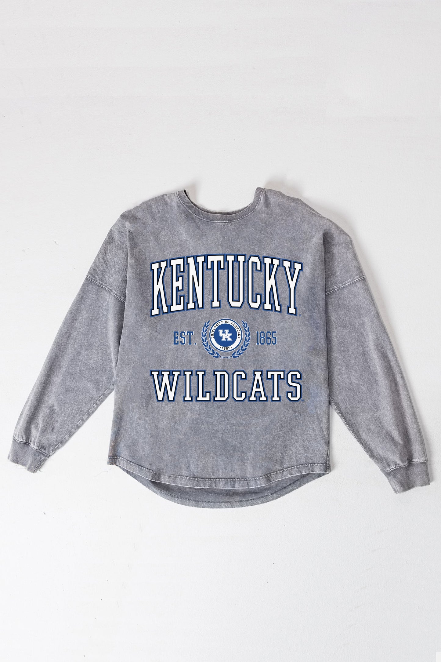 KENTUCKY WILDCATS FINAL SCORE FADED WASH PULLOVER