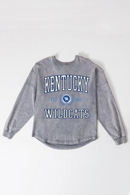 KENTUCKY WILDCATS FINAL SCORE FADED WASH PULLOVER