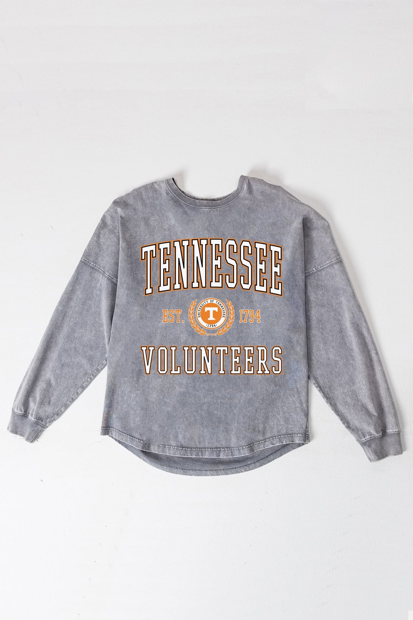 TENNESSEE VOLUNTEERS FINAL SCORE FADED WASH PULLOVER
