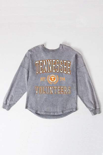 TENNESSEE VOLUNTEERS FINAL SCORE FADED WASH PULLOVER