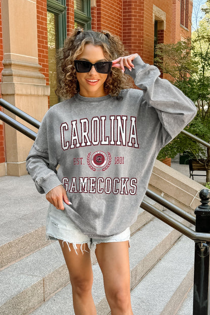 SOUTH CAROLINA GAMECOCKS FINAL SCORE FADED WASH PULLOVER