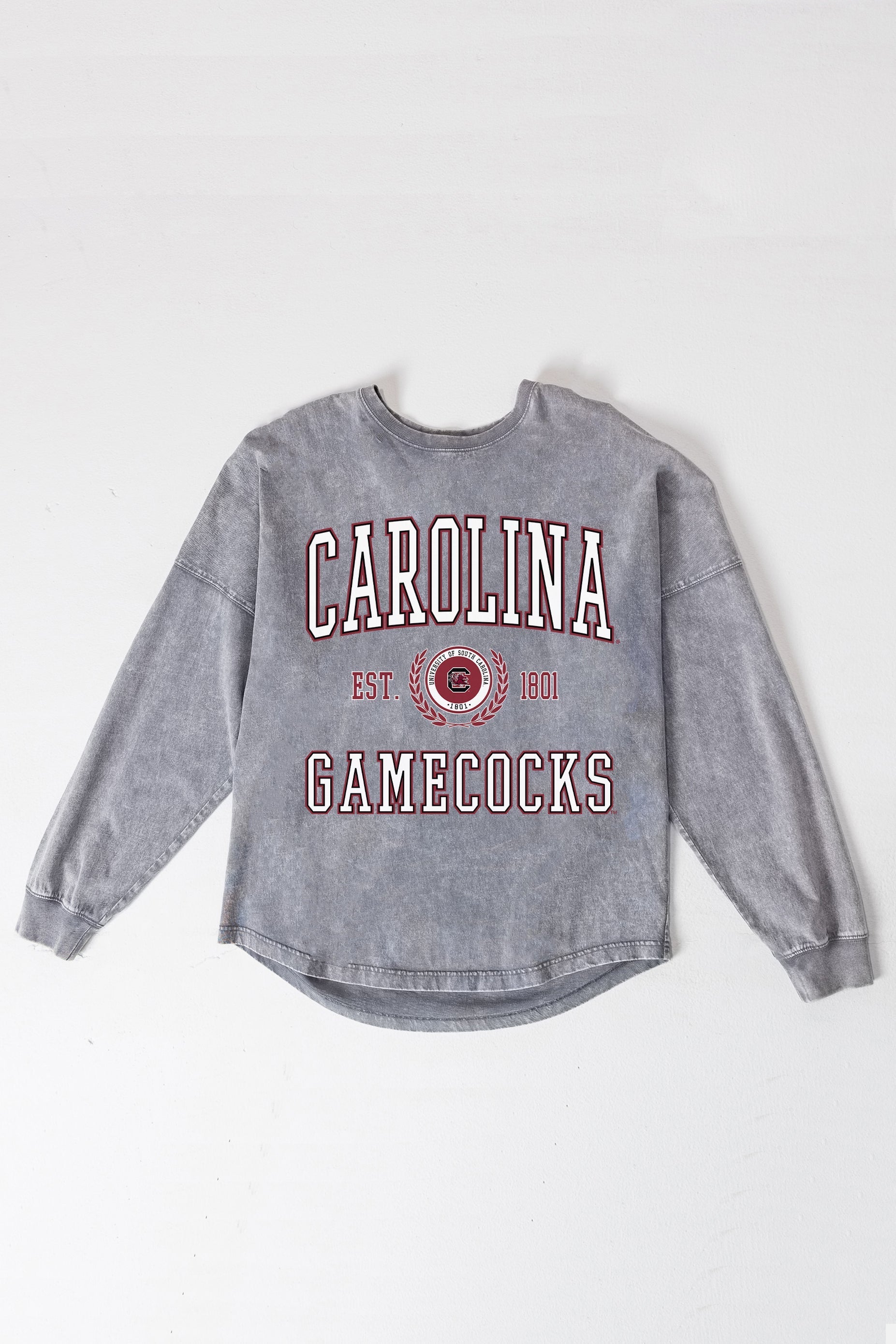 SOUTH CAROLINA GAMECOCKS FINAL SCORE FADED WASH PULLOVER