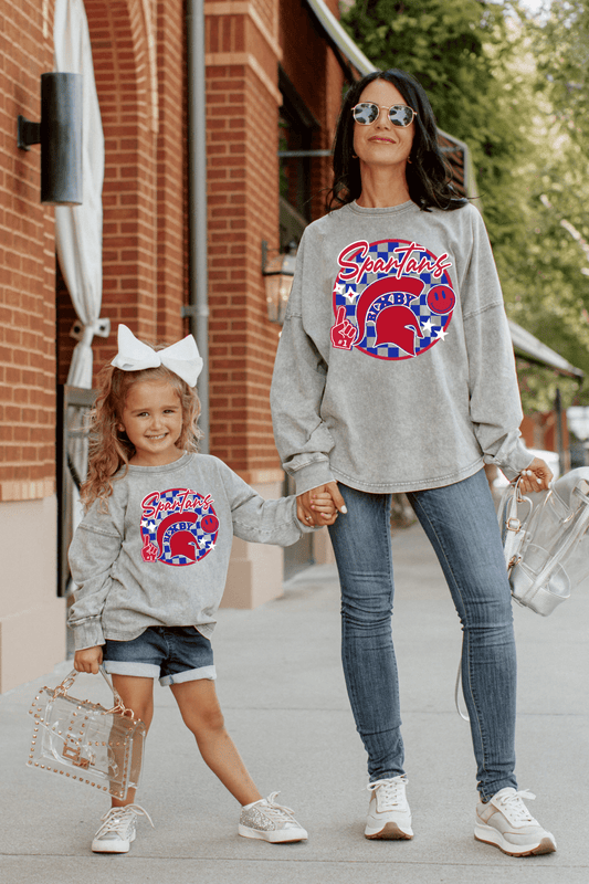 BIXBY SPARTANS FADED WASH PULLOVER - The Club
