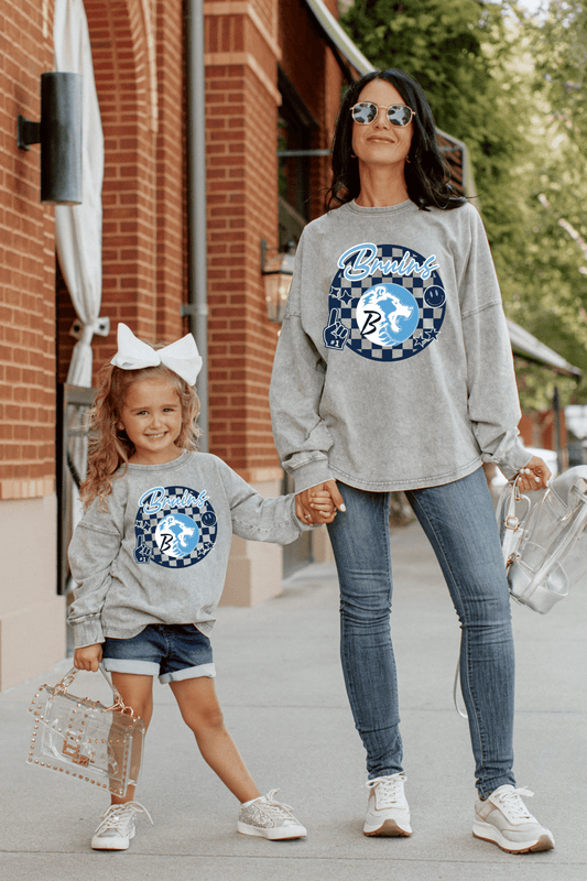 BARTLESVILLE BRUINS YOUTH FADED WASH PULLOVER - The Club