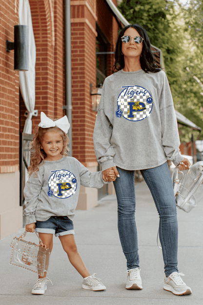 PRYOR TIGERS FADED WASH PULLOVER - The Club