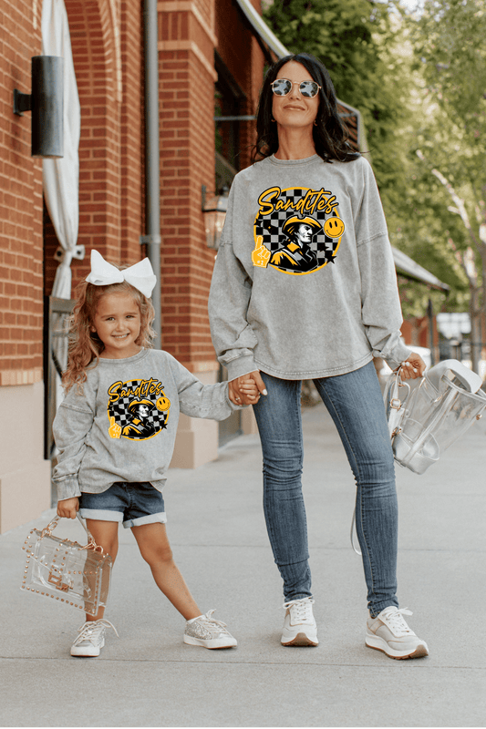 SAND SPRINGS SANDITES YOUTH FADED WASH PULLOVER - The Club