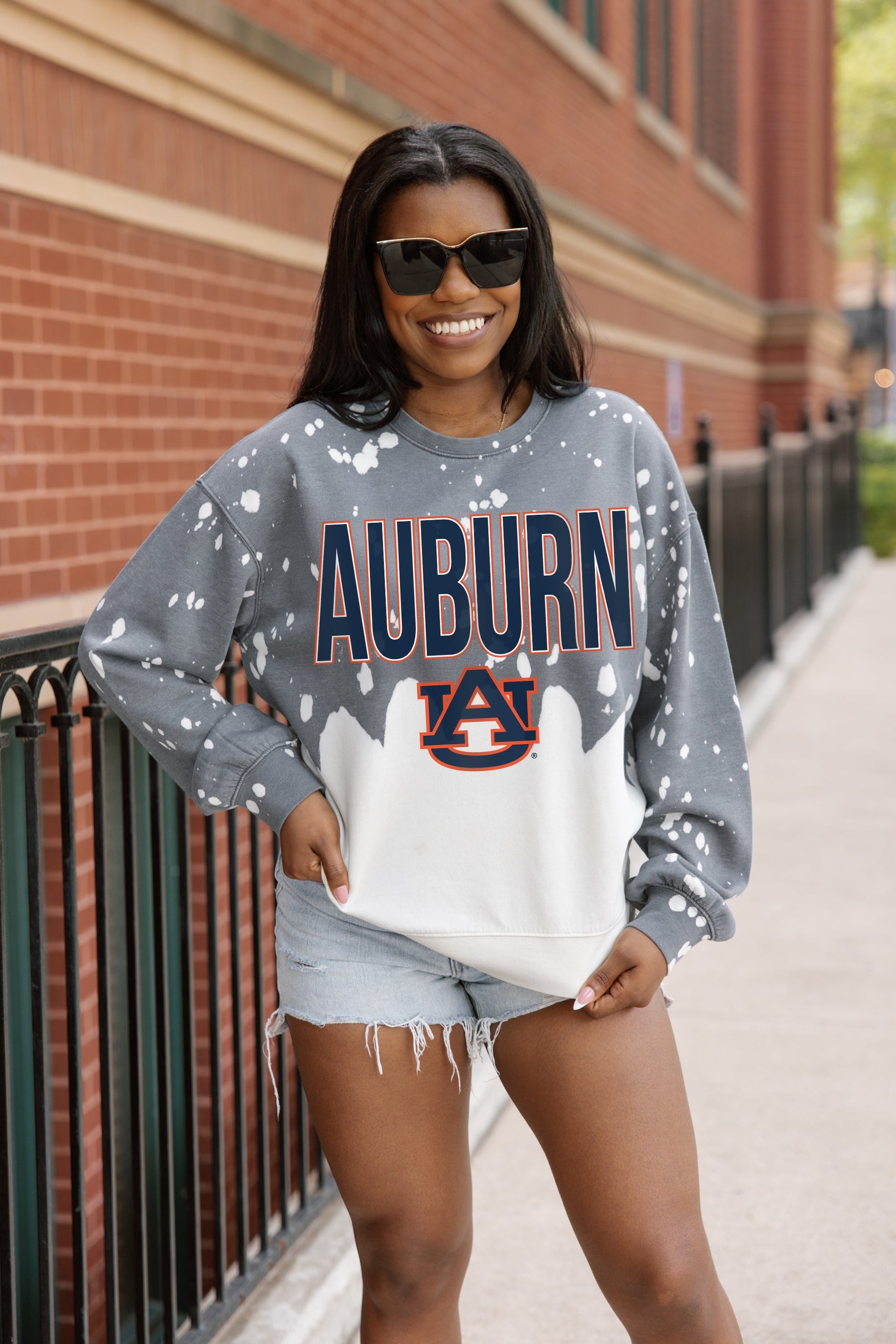 AUBURN TIGERS CASUAL FAN LONG-SLEEVE FRENCH TERRY PULLOVER