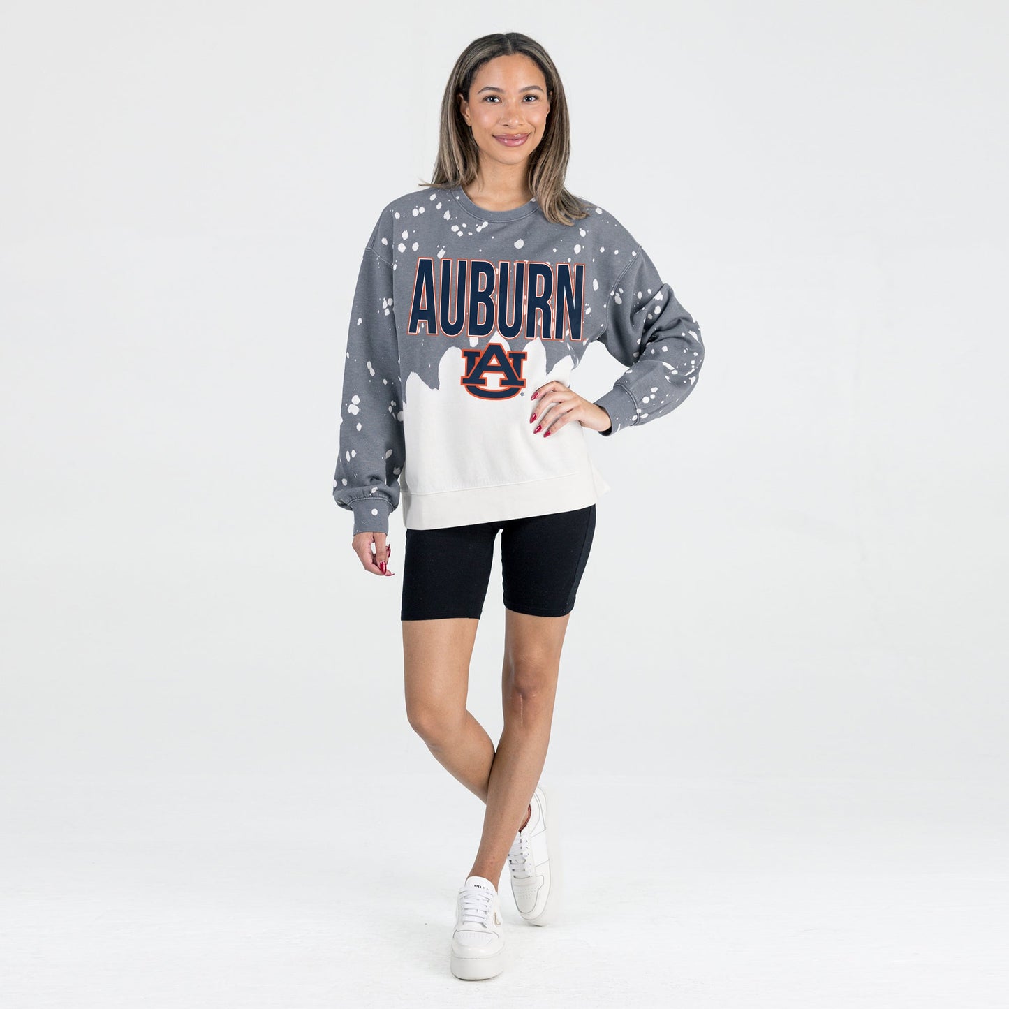 AUBURN TIGERS CASUAL FAN LONG-SLEEVE FRENCH TERRY PULLOVER