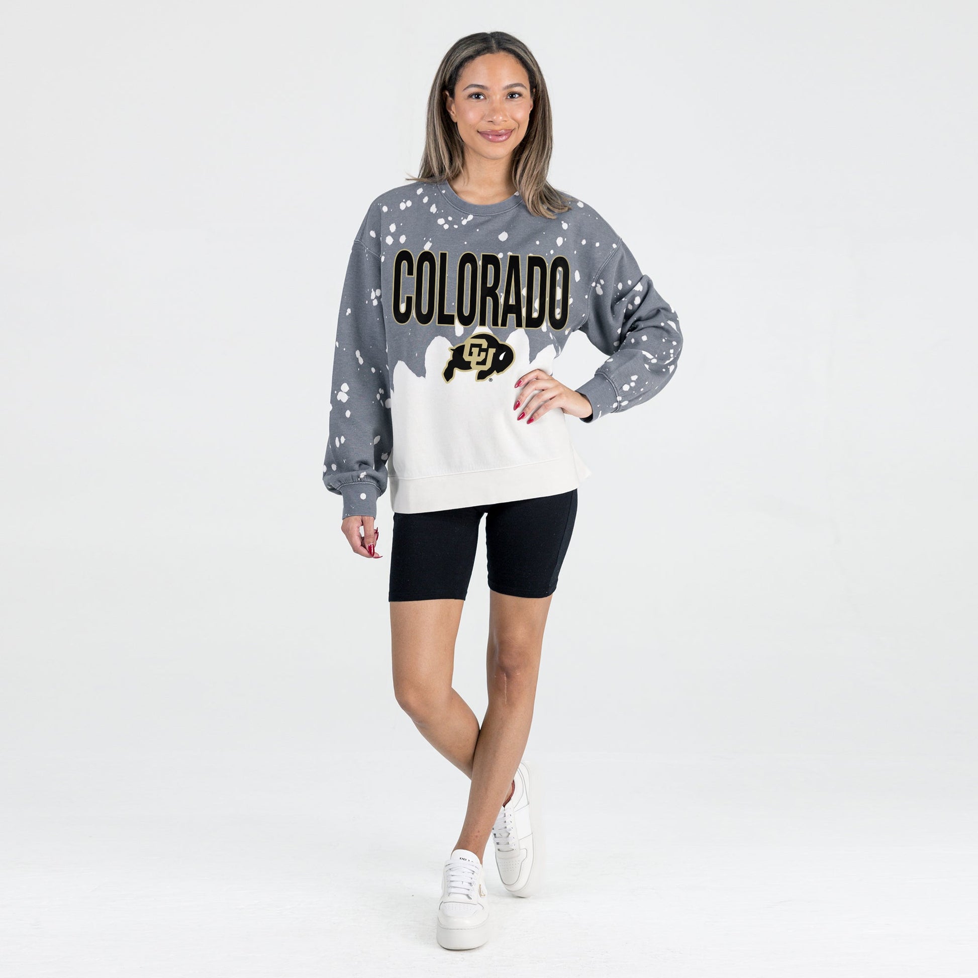 COLORADO BUFFALOES CASUAL FAN LONG-SLEEVE FRENCH TERRY PULLOVER