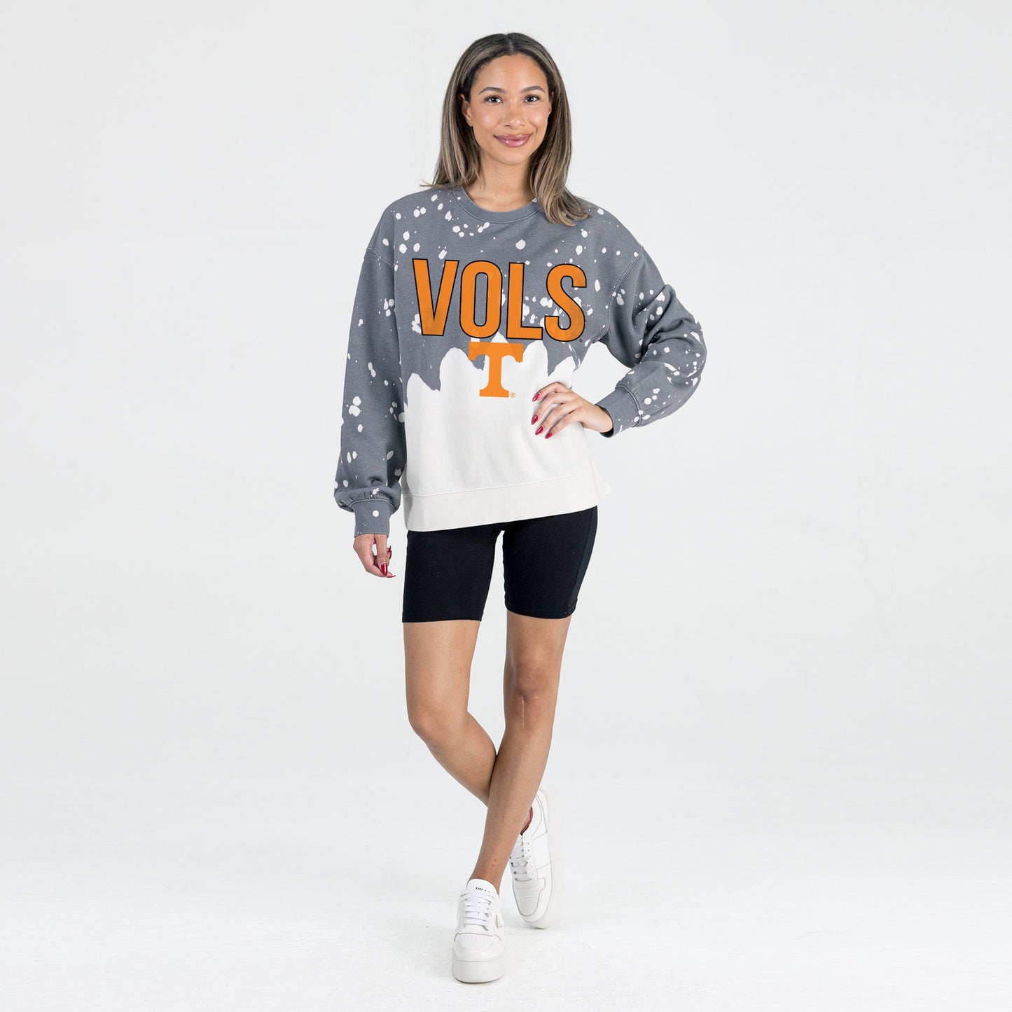 TENNESSEE VOLUNTEERS CASUAL FAN LONG-SLEEVE FRENCH TERRY PULLOVER