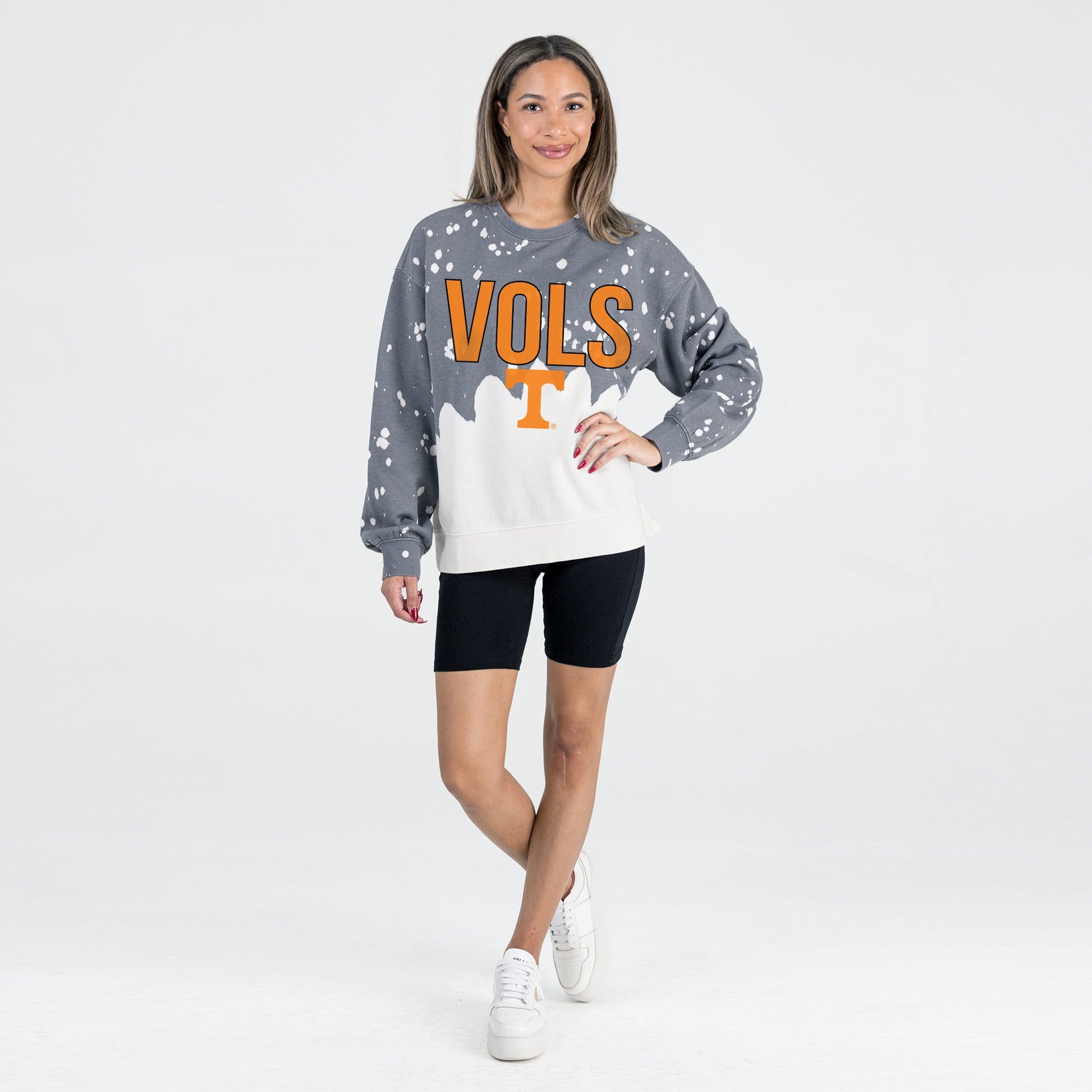 TENNESSEE VOLUNTEERS CASUAL FAN LONG-SLEEVE FRENCH TERRY PULLOVER