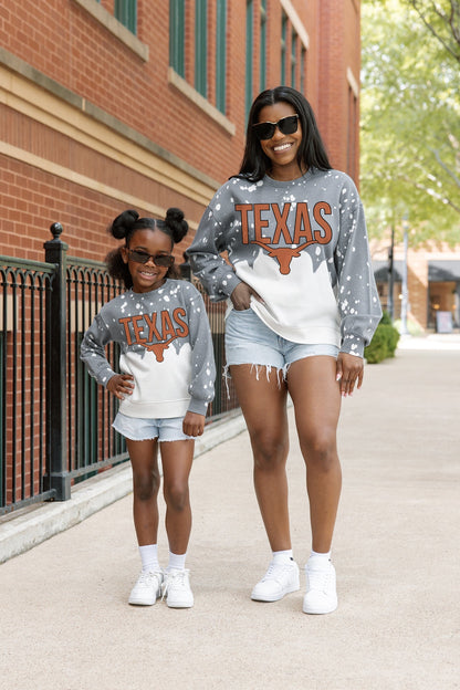 TEXAS LONGHORNS CASUAL FAN LONG-SLEEVE FRENCH TERRY PULLOVER
