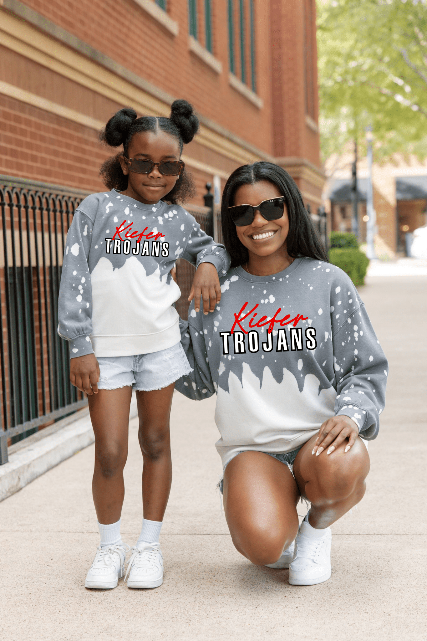 KIEFER TROJANS BLEACH WASH PULLOVER - The Club