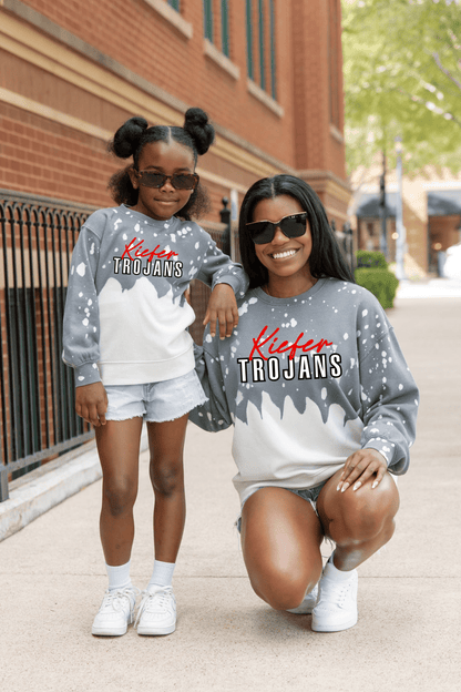 KIEFER TROJANS BLEACH WASH PULLOVER - The Club