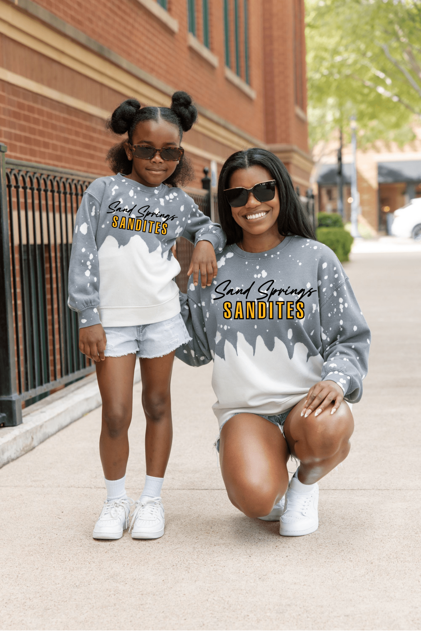 SAND SPRINGS SANDITES YOUTH BLEACH WASH PULLOVER - The Club
