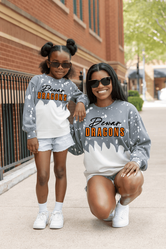 DEWAR DRAGONS YOUTH BLEACH WASH PULLOVER - The Club