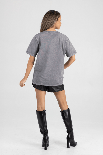 CATOOSA INDIANS RHINESTONE V - NECK TEE - The Club