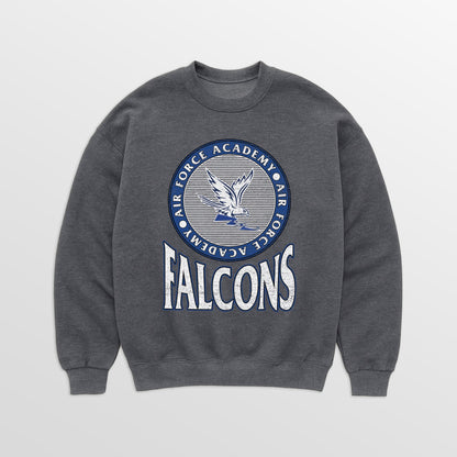AIR FORCE FALCONS SATURDAY SEAL PREMIUM FLEECE DROP SHOULDER CREWNECK PULLOVER