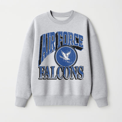AIR FORCE FALCONS GAME ON PREMIUM FLEECE DROP SHOULDER CREWNECK PULLOVER