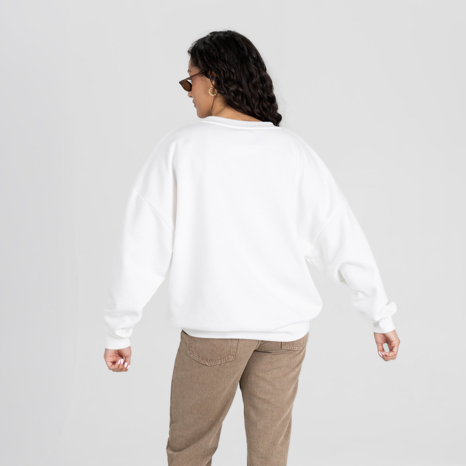 ALABAMA CRIMSON TIDE SWEET PLAY PREMIUM FLEECE DROP SHOULDER CREWNECK PULLOVER