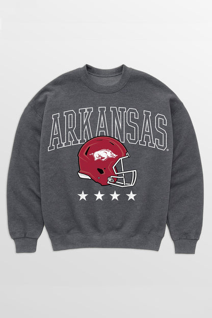 ARKANSAS RAZORBACKS RISING STAR PREMIUM FLEECE CREWNECK PULLOVER