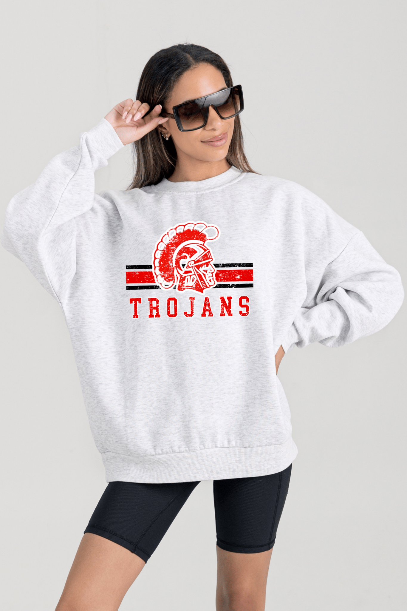 KIEFER TROJANS PREMIUM FLEECE CREWNECK SWEATSHIRT - The Club