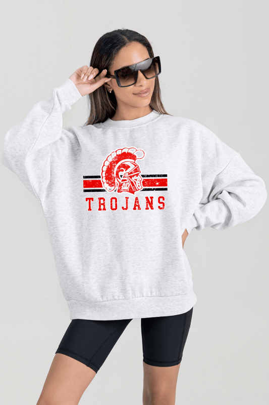 KIEFER TROJANS PREMIUM FLEECE CREWNECK SWEATSHIRT - The Club