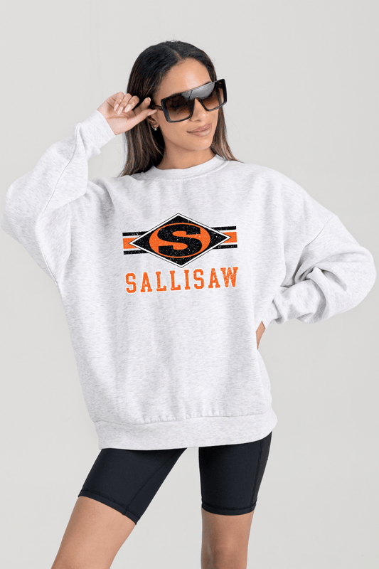 SALLISAW BLACK DIAMONDS PREMIUM FLEECE CREWNECK SWEATSHIRT - The Club