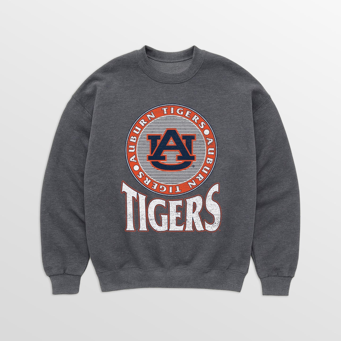 AUBURN TIGERS SATURDAY SEAL PREMIUM FLEECE DROP SHOULDER CREWNECK PULLOVER