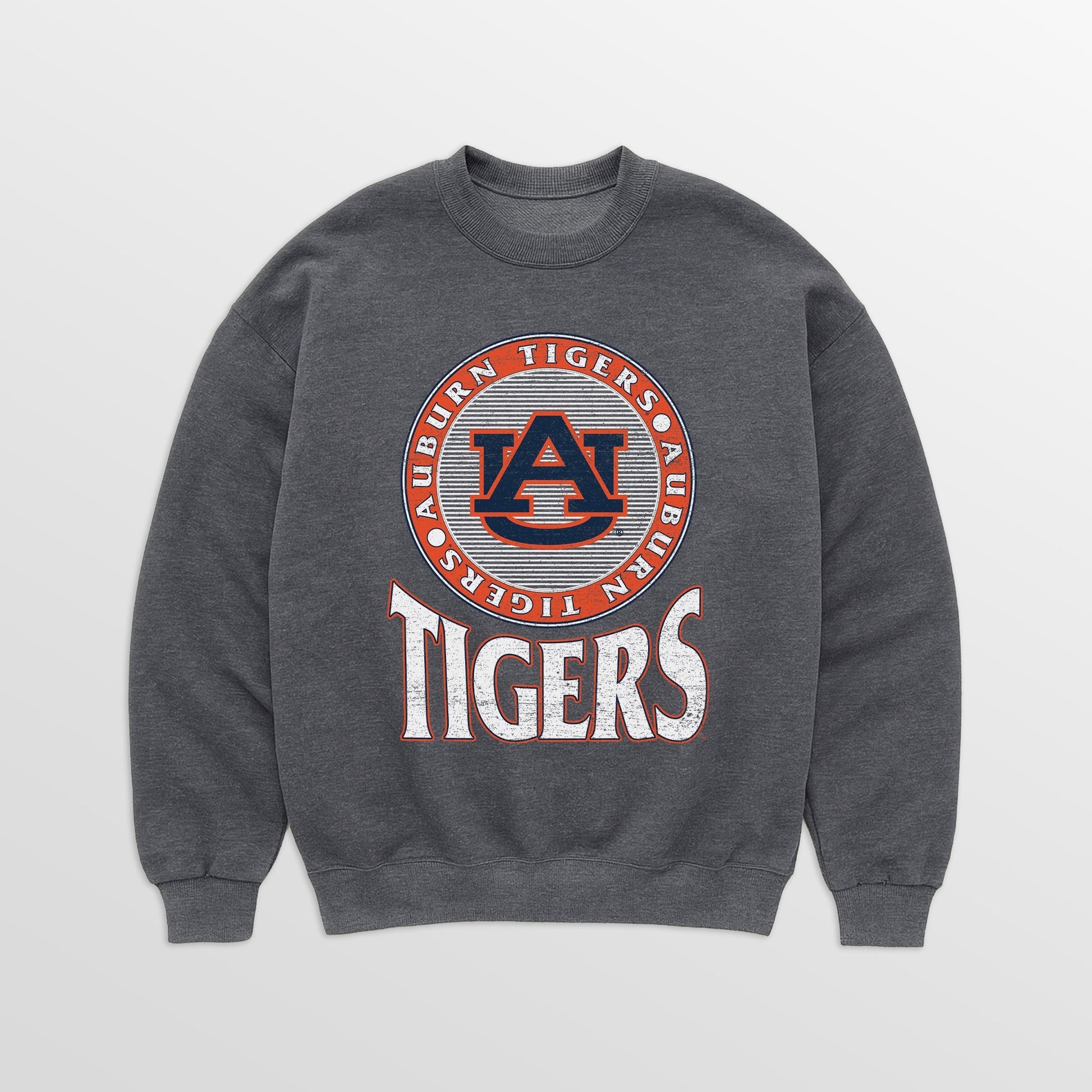 AUBURN TIGERS SATURDAY SEAL PREMIUM FLEECE DROP SHOULDER CREWNECK PULLOVER