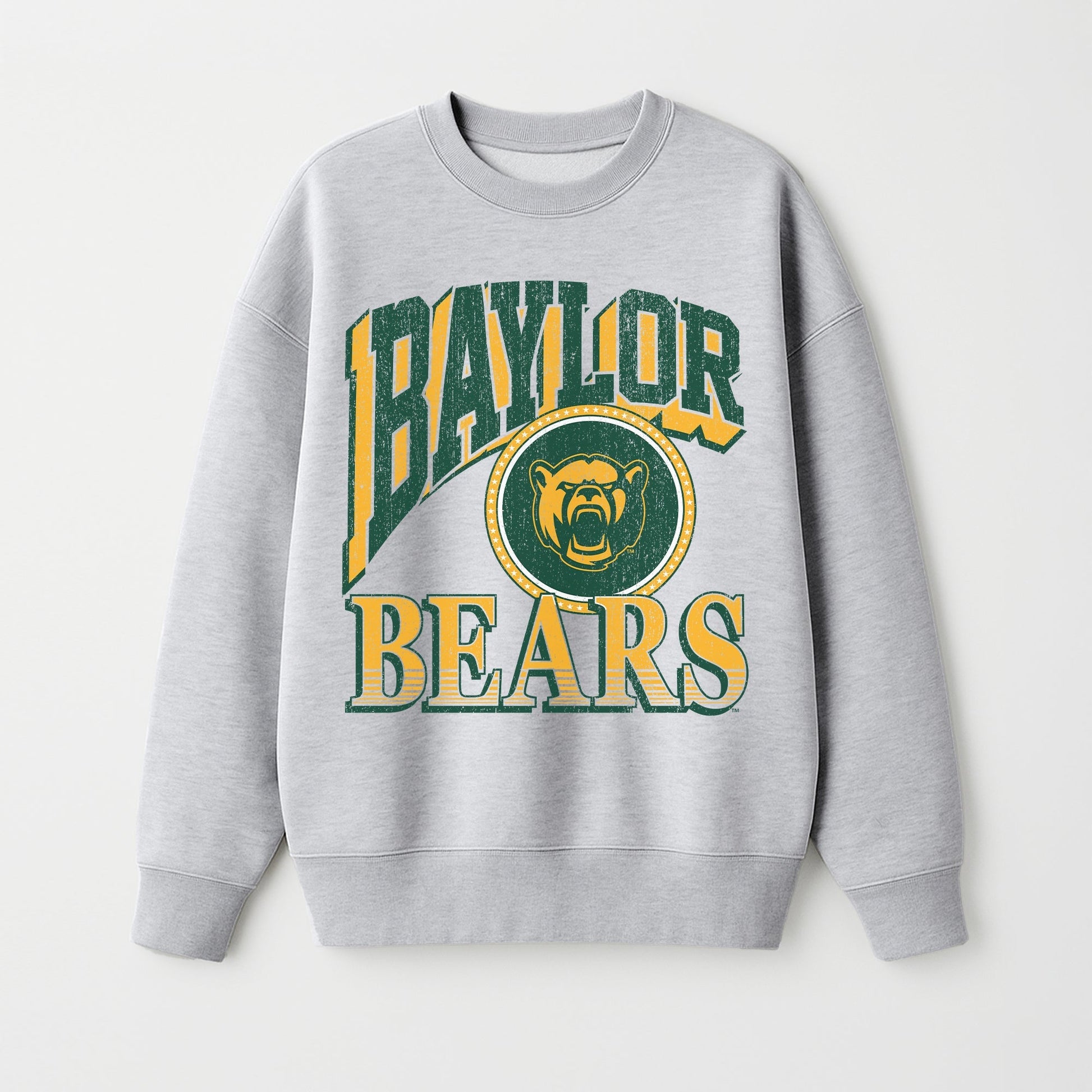 BAYLOR BEARS GAME ON PREMIUM FLEECE DROP SHOULDER CREWNECK PULLOVER
