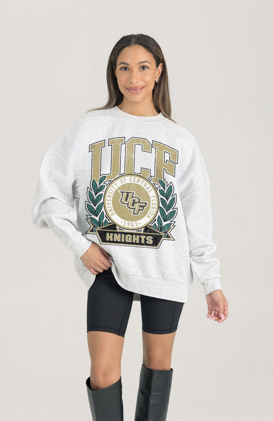 CENTRAL FLORIDA KNIGHTS HERITAGE PREMIUM FLEECE DROP SHOULDER CREWNECK PULLOVER