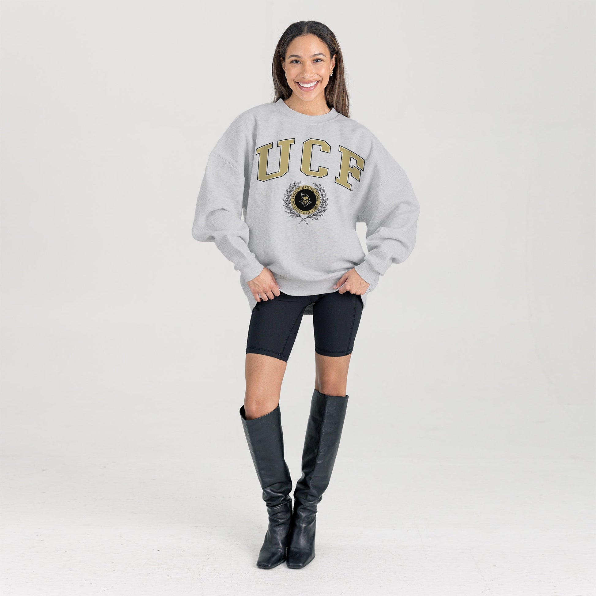CENTRAL FLORIDA KNIGHTS TRADITION REFINED PREMIUM FLEECE CREWNECK PULLOVER