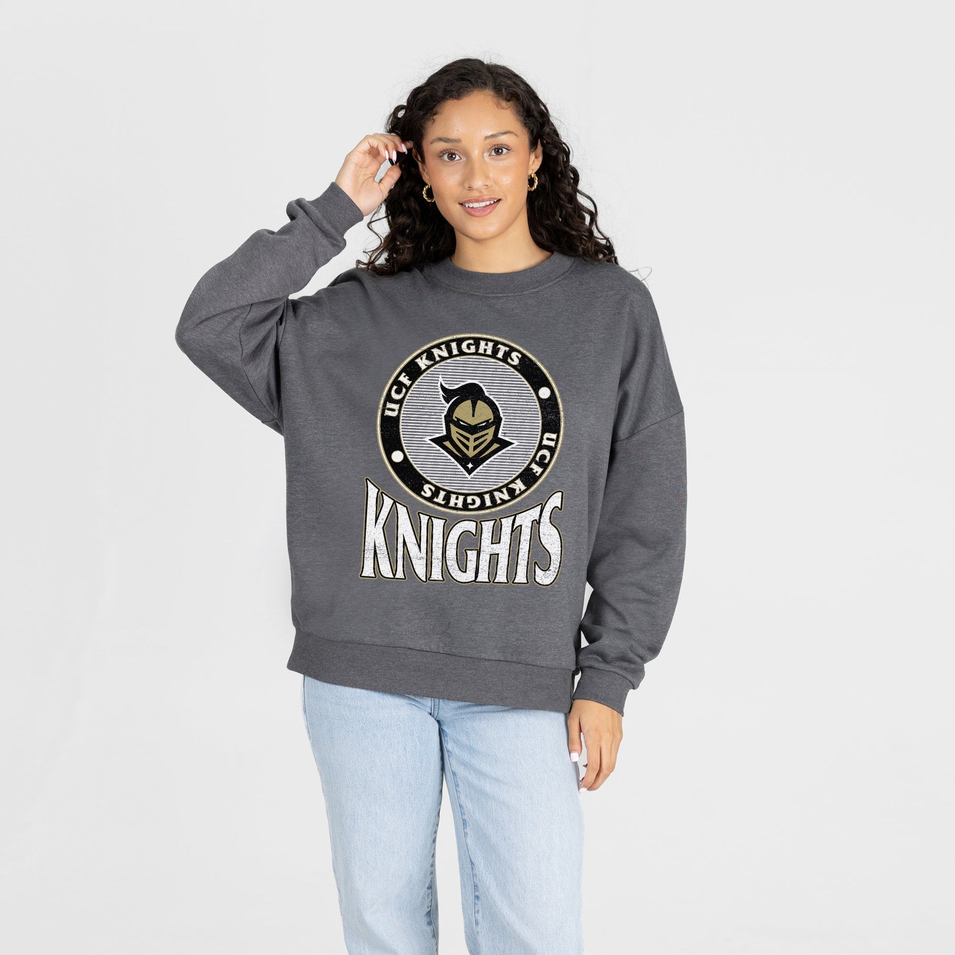 CENTRAL FLORIDA KNIGHTS SATURDAY SEAL PREMIUM FLEECE DROP SHOULDER CREWNECK PULLOVER