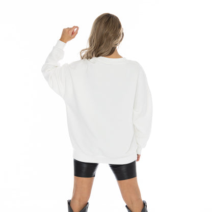 GATB005-GATOR BASEBALL DROP SHOULDER CREWNECK SWEATSHIRT