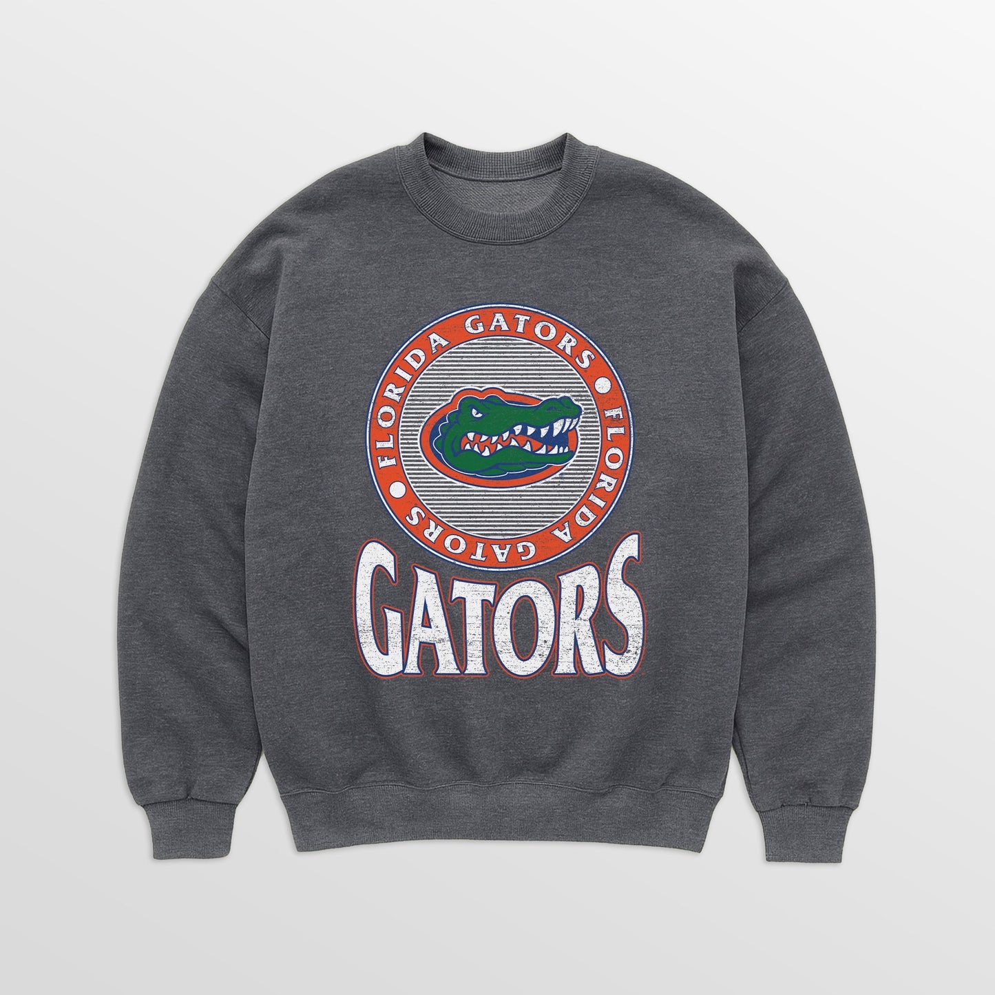 FLORIDA GATORS SATURDAY SEAL PREMIUM FLEECE DROP SHOULDER CREWNECK PULLOVER