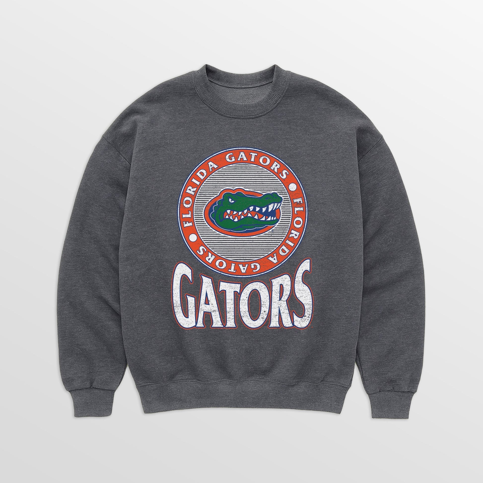 FLORIDA GATORS SATURDAY SEAL PREMIUM FLEECE DROP SHOULDER CREWNECK PULLOVER