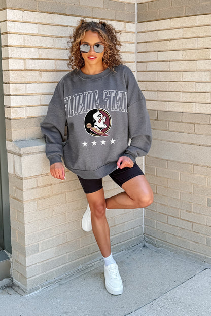 FLORIDA STATE SEMINOLES RISING STAR PREMIUM FLEECE CREWNECK PULLOVER