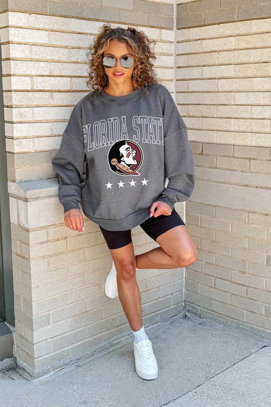 FLORIDA STATE SEMINOLES RISING STAR PREMIUM FLEECE CREWNECK PULLOVER