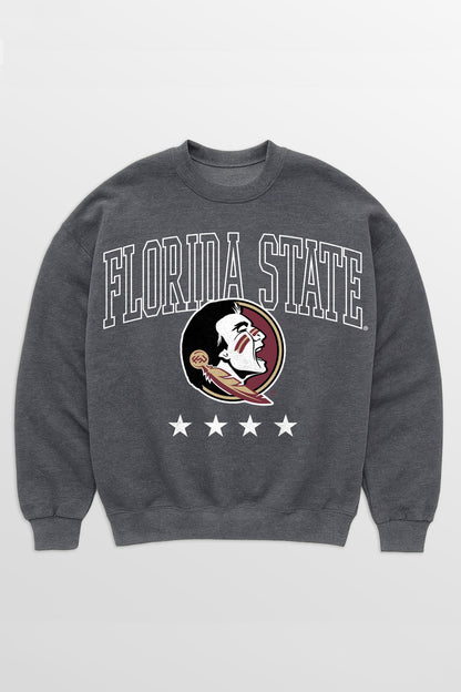 FLORIDA STATE SEMINOLES RISING STAR PREMIUM FLEECE CREWNECK PULLOVER