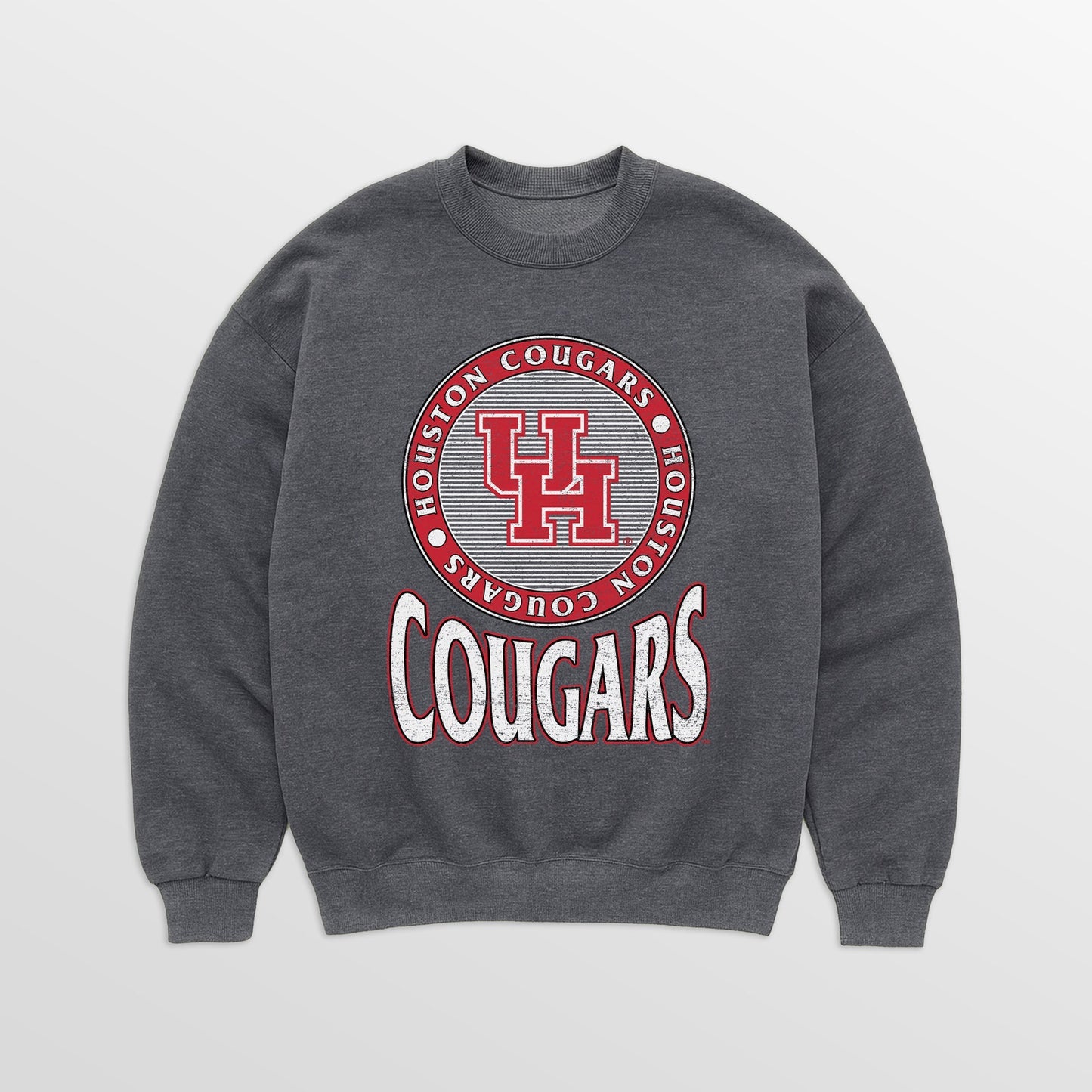 HOUSTON COUGARS SATURDAY SEAL PREMIUM FLEECE DROP SHOULDER CREWNECK PULLOVER