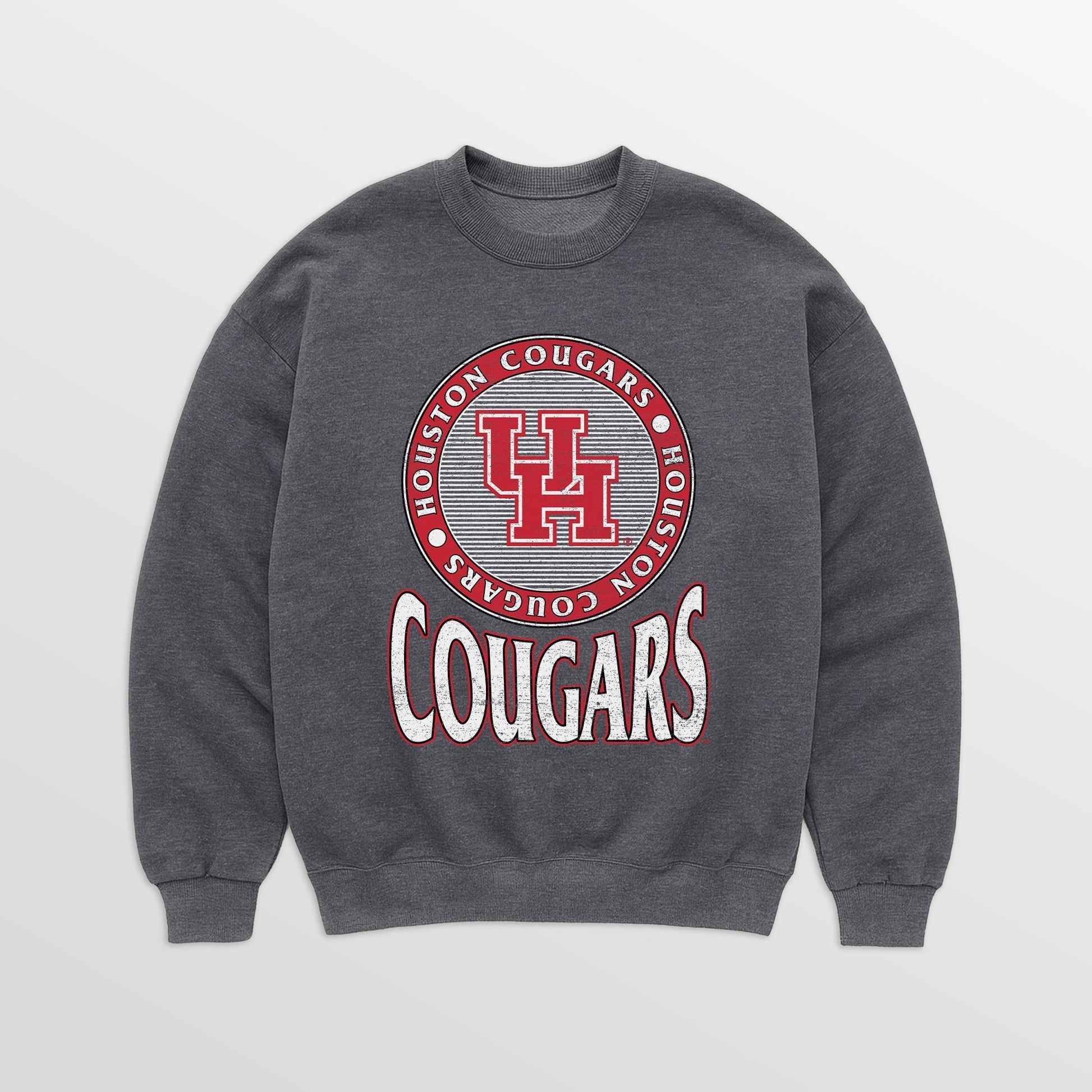 HOUSTON COUGARS SATURDAY SEAL PREMIUM FLEECE DROP SHOULDER CREWNECK PULLOVER