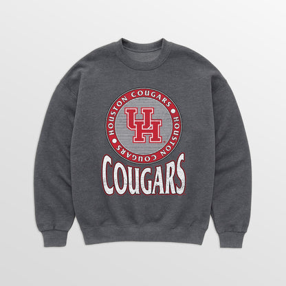 HOUSTON COUGARS SATURDAY SEAL PREMIUM FLEECE DROP SHOULDER CREWNECK PULLOVER