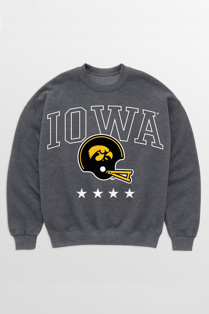 IOWA HAWKEYES RISING STAR PREMIUM FLEECE CREWNECK PULLOVER