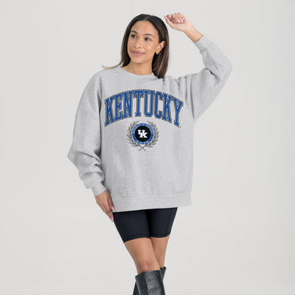 KENTUCKY WILDCATS TRADITION REFINED PREMIUM FLEECE CREWNECK PULLOVER