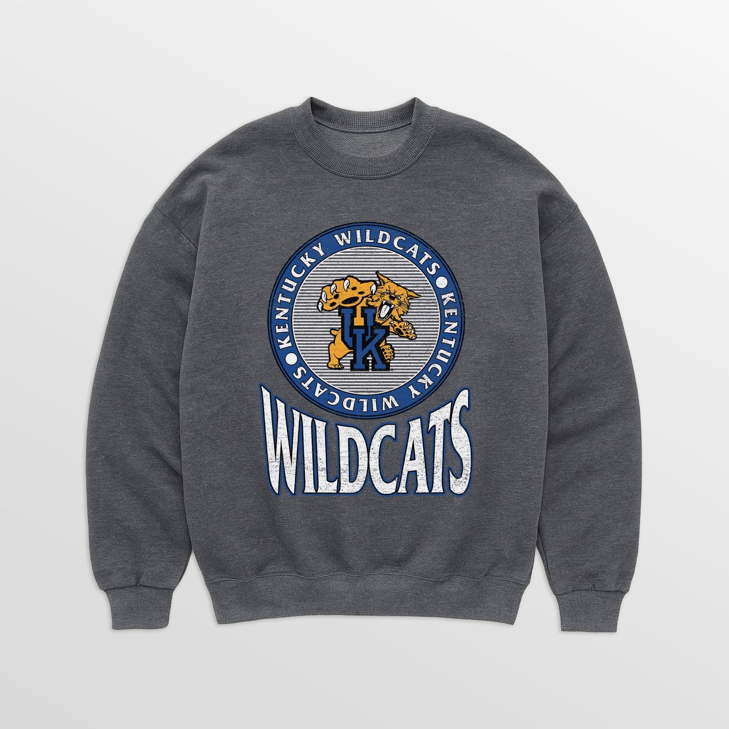 KENTUCKY WILDCATS SATURDAY SEAL PREMIUM FLEECE DROP SHOULDER CREWNECK PULLOVER