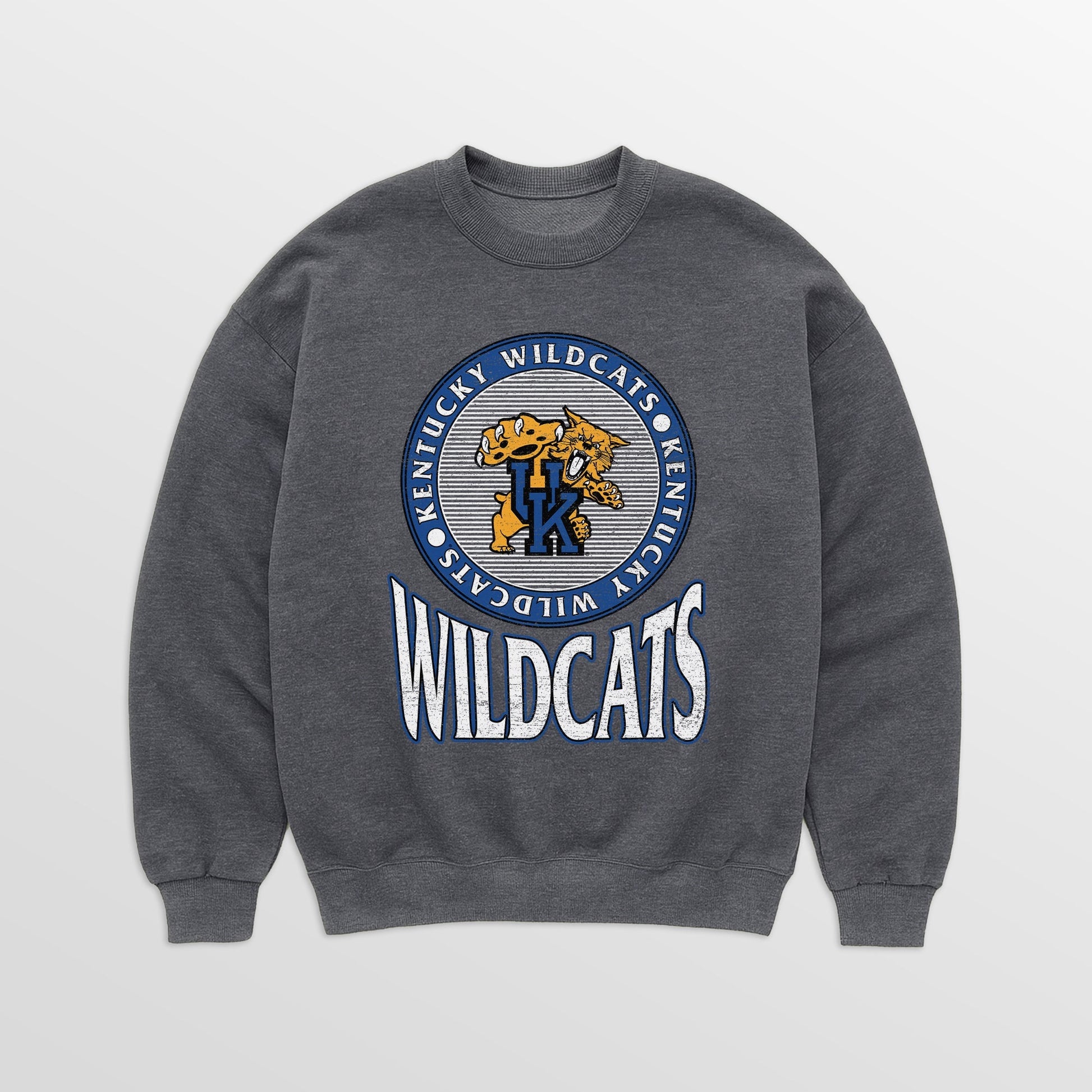 KENTUCKY WILDCATS SATURDAY SEAL PREMIUM FLEECE DROP SHOULDER CREWNECK PULLOVER