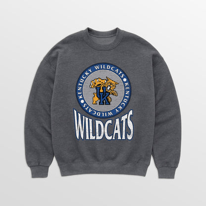 KENTUCKY WILDCATS SATURDAY SEAL PREMIUM FLEECE DROP SHOULDER CREWNECK PULLOVER